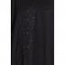Premium Kaftan with patch work-black
